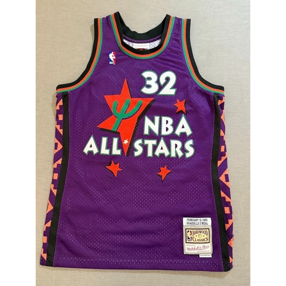 Mitchell & Ness Swingman All Star 1995 Shaquille O'Neal #32 Jersey Mens M Purple